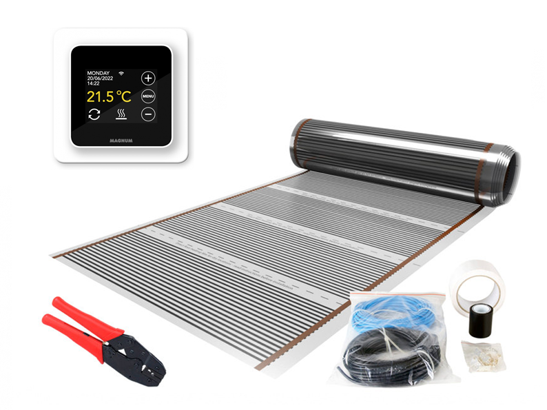 Vloerverwarming voor de beste prijs, elektrisch en watergedragen.