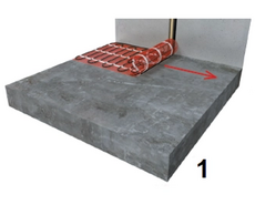 e-HEAT Mat leggen 1