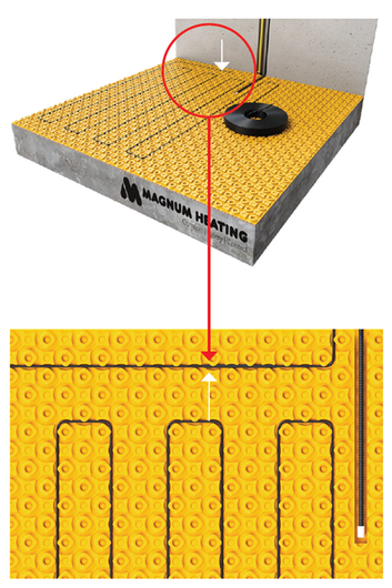 Decoupling System-kabel leggen