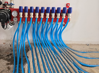 Ingefreesde vloerverwarming