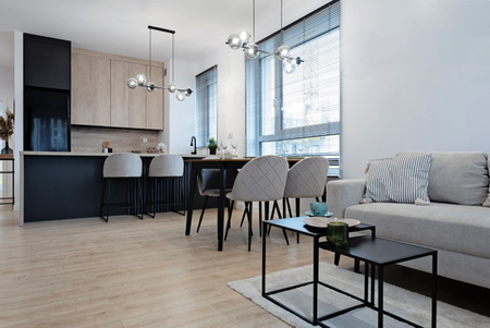Woonkamer met ThinMat-systeem