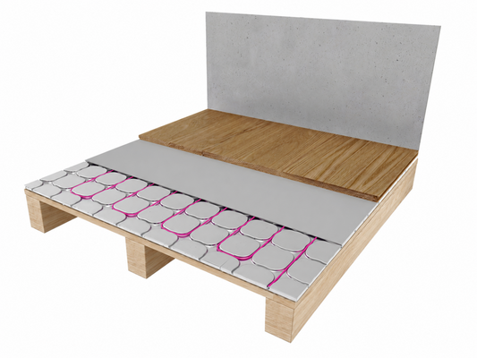 MAGNUM HeatBoard E op houten draagconstructie