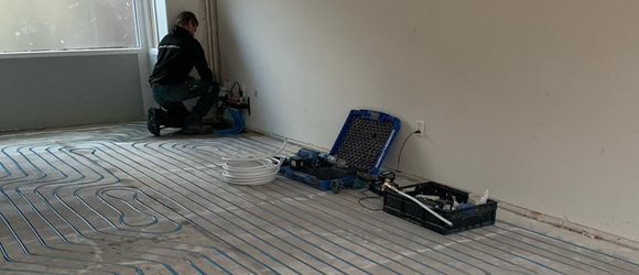 Vloerverwarming laten aanleggen