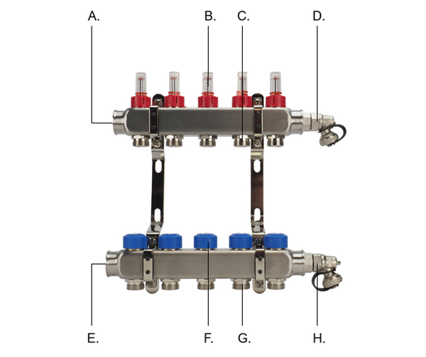 Onderdelen Open LT RVS
