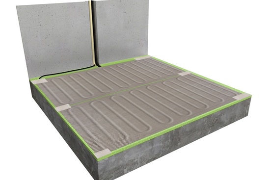 ALU-Mat Set 10m² / 1400 Watt Set met C16-thermostaat | Zwart (inbouw) - afb. 4