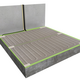 ALU-Mat Set 10m² / 1400 Watt Set met C16-thermostaat | Zwart (inbouw) - afb. 4