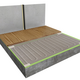 ALU-Mat Set 10m² / 1400 Watt Set met C16-thermostaat | Zwart (inbouw) - afb. 5