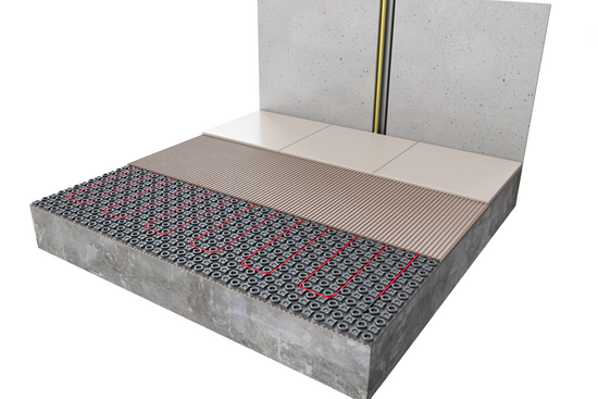 DECO-ontkoppelingsmat Professional WiFi Set 3m² / 450 Watt Set met C16-thermostaat | Wit (inbouw) - afb. 4