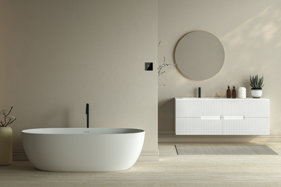 DECO-ontkoppelingsmat Basic WiFi Set 4,5m² / 675 Watt Set met ET44-thermostaat | Zwart (inbouw) - afb. 2
