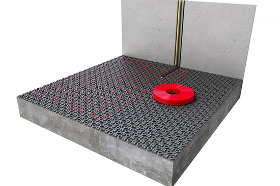 DECO-ontkoppelingsmat Basic WiFi Set 5m² / 750 Watt Set met ET44-thermostaat | Zwart (inbouw) - afb. 3
