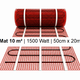 e-HEAT Mat Set met MIC²-klokthermostaat 10,00 m² / 1500 Watt - afb. 2