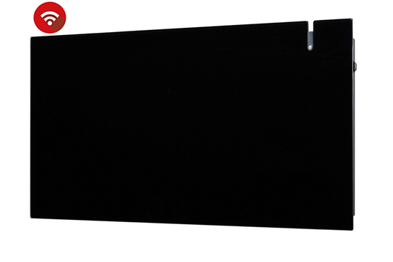 EREA WI-FI Infrarood-paneelradiator 1500 Watt | Zwart glaspaneel (45cm x 102cm) - afb. 1
