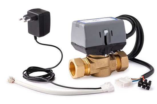 Gemotoriseerde Afsluiter met Schakelcontact Regelklep met vervolgschakelaar, 28mm knel - afb. 1