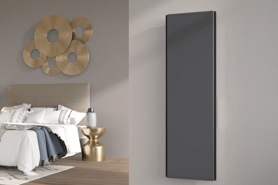 ICON Elektrische Verticale Paneelradiator 1500 Watt (45cm x 150cm) | Grijs (RAL 7024) - afb. 3