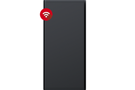 ICON WI-FI Elektrische Verticale Paneelradiator 1000 Watt (45cm x 110cm) | Grijs (RAL 7024) - afb. 2