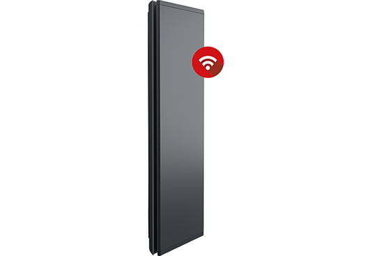 ICON WI-FI Elektrische Verticale Paneelradiator 1500 Watt (45cm x 150cm) | Grijs (RAL 7024) - afb. 1