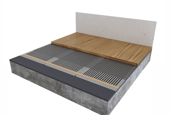 Infrarood Folie Set 25 m² / 3000 Watt Set met C16-thermostaat | Zwart - afb. 3