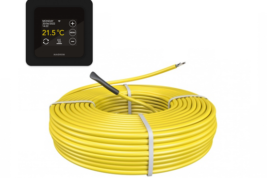 MAGNUM Cable Set 100 m / 1700 Watt Set met MRC-thermostaat | Zwart - afb. 1