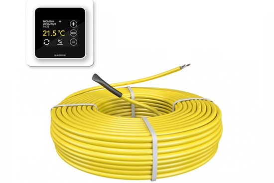 MAGNUM Cable Set 100 m / 1700 Watt Set met MRC-thermostaat | Wit - afb. 1