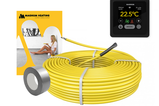 MAGNUM Cable Set 29,4 m / 500 Watt Set met MRC-thermostaat | Zwart - afb. 2