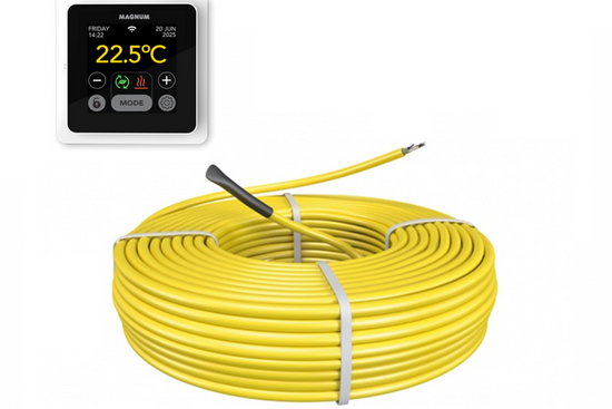 MAGNUM Cable Set 29,4 m / 500 Watt Set met MRC-thermostaat | Wit - afb. 1