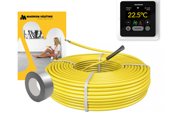 MAGNUM Cable Set 29,4 m / 500 Watt Set met MRC-thermostaat | Wit - afb. 2