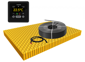 MAGNUM Decoupling Set 2m² / 300 Watt Set met MRC²-thermostaat | Zwart