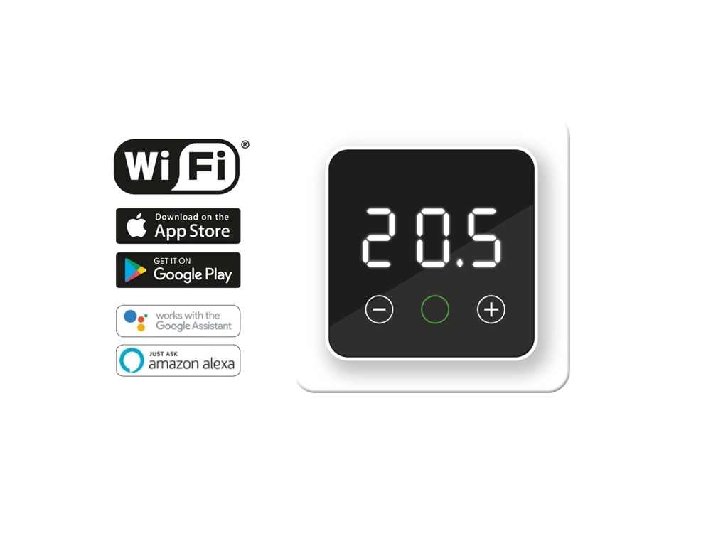 Buitenboordmotor toezicht houden op eiwit MAGNUM F32 WiFi Thermostaat F32-thermostaat (inbouw) | RAL 9010 Wit online  kopen?