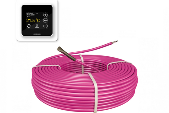 MAGNUM HeatBoard Cable Set 190 m / 1900 Watt Set (19 m²) met MRC | Wit - afb. 1