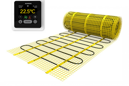 MAGNUM Mat Set 1,25 m² / 188 Watt Set met MRC-thermostaat | Wit - afb. 1
