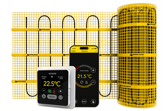 MAGNUM Mat Set 1 m² / 150 Watt Set met MRC-thermostaat | Wit - afb. 1