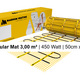 MAGNUM Mat Set met Thermostaat in Zwart Mat 3,00 m² | 450 Watt - afb. 2