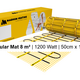 MAGNUM Mat Set met Thermostaat in Wit Mat 8,00 m² | 1200 Watt - afb. 2