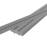 Omega-Profielen (DBS10) Aluminium, 1165mm x 98mm (doos 5 m²)