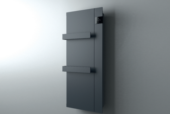 ONSEN Elektrische Badkamerradiator 750 Watt | Grijs (RAL 7024) - afb. 4
