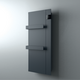 ONSEN Elektrische Badkamerradiator 750 Watt | Grijs (RAL 7024) - afb. 4