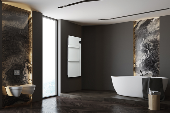 ONSEN Elektrische Badkamerradiator 750 Watt | Wit (RAL 9003) - afb. 2
