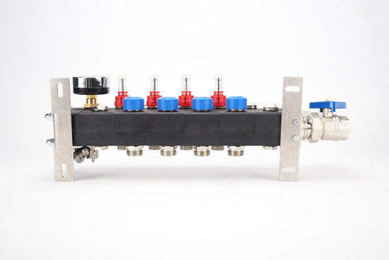 Open Compact Kunststof Dubbelwandig 10 Groeps, uitvoering links - afb. 6