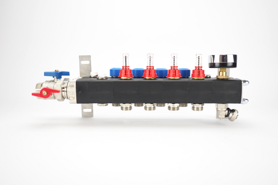 Open Compact Kunststof Dubbelwandig 11 Groeps, uitvoering links - afb. 1