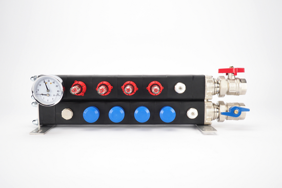 Open Compact Kunststof Dubbelwandig 13 Groeps, uitvoering links - afb. 4