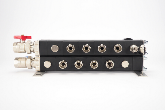 Open Compact Kunststof Dubbelwandig 5 Groeps, uitvoering links - afb. 2