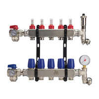 Open Premium RVS Verdeelunit 5 Groeps