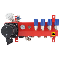 Standaard Stalen Front Verdeler 2 Groeps