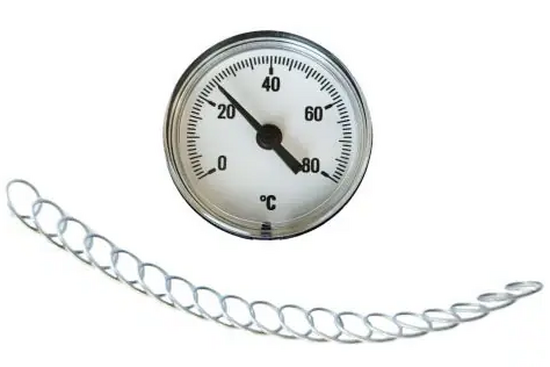 Verdeler-onderdelen Aanleg-thermometer, bimetaal met veer - afb. 1