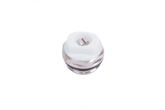 Verdeler-onderdelen Ontluchter (handmatig) - Vernikkeld 1/2" - afb. 1
