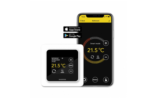 Verwarming Folie Set 20 m² / 2400 Watt Set met MRC-thermostaat | Wit - afb. 7