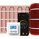 Verwarmingsmat Set  4 m² / 600 Watt Set met MIC² WiFi-thermostaat | Wit - afb. 1