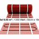 e-HEAT Mat Set met witte C16-thermostaat 9,00 m² / 1350 Watt - afb. 2