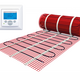 Verwarmingsmat Set 1,5 m² / 225 Watt Set met MIC-klokthermostaat | Wit - afb. 1
