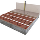 Verwarmingsmat Set 1m² / 150 Watt Set met MIC² Basic-thermostaat | Wit - afb. 4